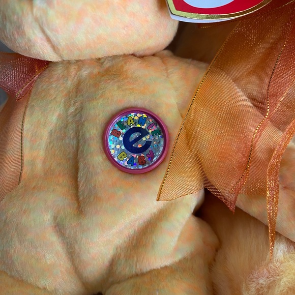 🧡 RETIRED MATCHING SET. Beanie BUDDY Bear “Sunny” & Beanie BABY Bear “Sunny”. - Picture 7 of 16